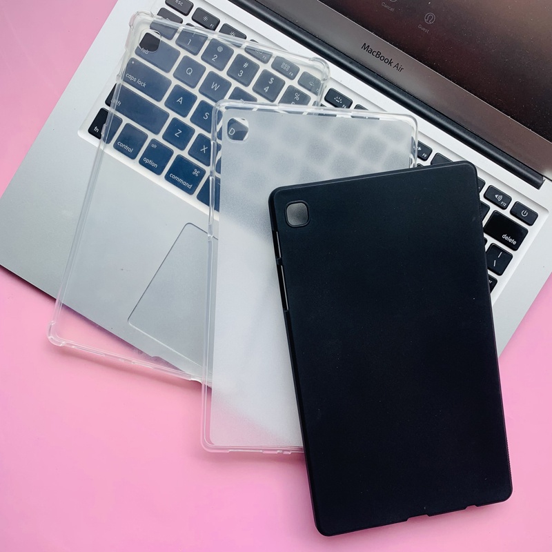 Samsung Galaxy Tab A7 Lite 2021 8.7 นิ้ว เคสแท็บเล็ต TPU นิ่ม ฝาหลัง ฟิล์มกระจก