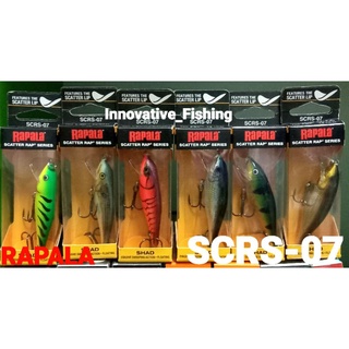 เหยื่อปลอม ตกปลา RAPALA  Scatter Rap SHAD SCRS-07