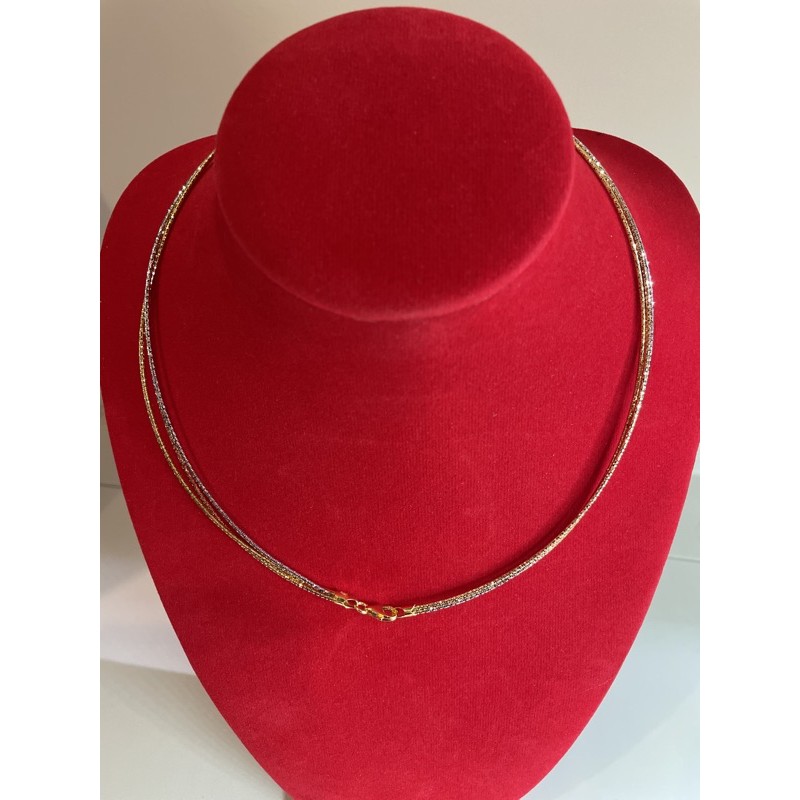 สร้อยคอ Italy สามกษัตริย์ 925 สวยมาก อลังการ เล่นเเสง