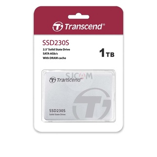 Transcend SSD 1TB SATA III ** รับประกัน 5 ปี หรือ **รับประกันไม่เกิน 560 TBW ** - มีใบกำกับภาษี-TS1TSSD230S