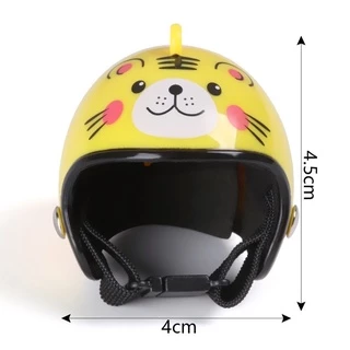E-25 ของเล่นนกแก้ว หมวกกันน็อค นกเล็ก ไก่ ใช้ใส่ถ่ายรูป ขนาด 4.5*4*3.5cm