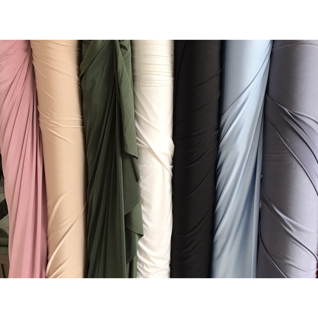 ผ้าเมตร ผ้าคริสตัล ยืดเกาหลี สแปนเด็กซ์ ตัดชุดบอดี้สูท หน้ากว้าง 60 นิ้ว หน่วยขายเป็นเมตร