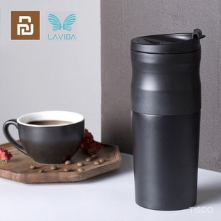 LAVIDA Coffee Machine Portable Mini Coffee Grinder Maker Milling Coffee Bean for Camping Hiking Sports Travel Diving KitchenSK1430