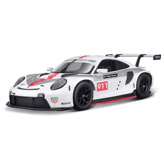 Bburago 1:24 Porsche 911 Rsr โมเดลรถยนต์ของเล่นสําหรับเด็ก