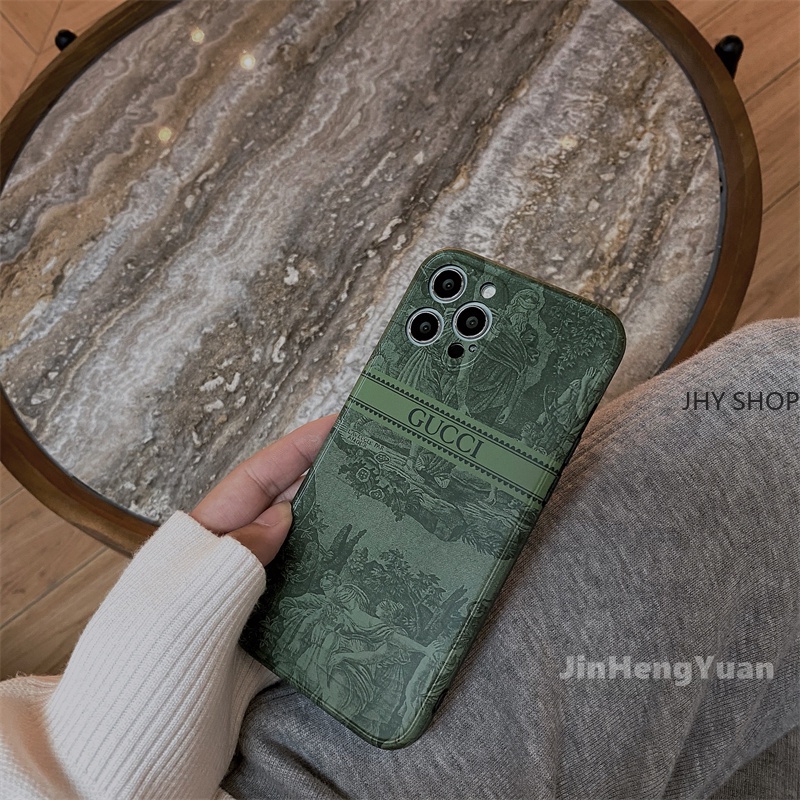 Luxury Retro Matte Soft Silicone Phone Case for IPhone 11 12 Pro Max XS X XR Max 7 8 Plus SE 2020 Straight Edge Cases Cover #8