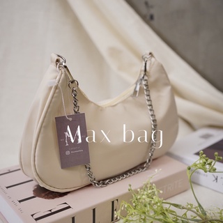 max bag กระเป๋าผ้าไนล่อนน้ำหนักเบาแมทได้หลายลุคหลายสไตล์