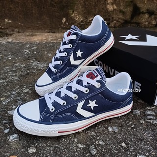 รองเท้าคอนเวิร์ส ดาวบั้ง CONVERSE รุ่น STAR PLAYER OX NAVY รหัส 14-4150CNA