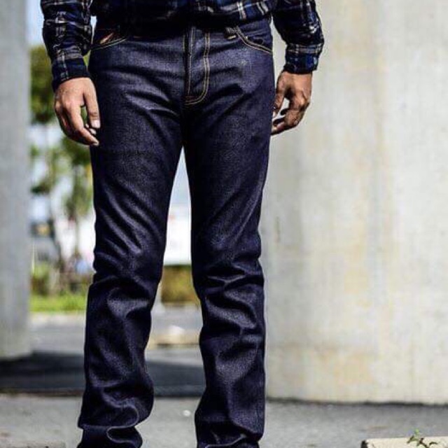 กางเกงยีนส์ pinion denim 14 oz