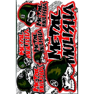 สติ๊กเกอร์แต่งรถ METAL MULISHA SE23 สติกเกอร์ติดรถมอไซค์ สติ๊กเกอร์หัวกระโหลก สติ๊กเกอร์แต่งรซิ่ง สติกเกอร์ติดรถ