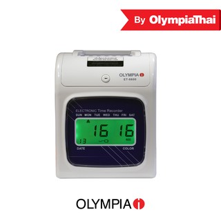 Olympia(โอลิมเปีย) เครื่องตอกบัตร รุ่น ET6600