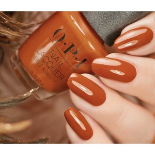 พร้อมส่ง OPI My Italian is a Little Rusty  สี Rust หรือสีสนิม น้ำตาลอมส้ม ทามือสวย ทาเท้าก็งาม คอลเลคชั่น Muse of Milan