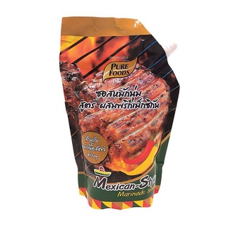 พร้อมส่ง! เพียวฟู้ดส์ ซอสหมักนุ่มผสมพริกเม็กซิกัน 1000 กรัม Purefoods Mexican Style Marinade Sauce 1000g