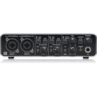 USB AUDIO INTERFACE U-PHORIA BEHRINGER #UMC-204HD