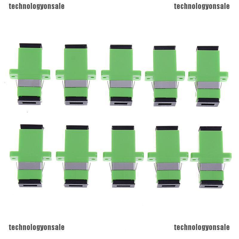 (TNS) อะแดปเตอร์ไฟเบอร์ออปติก โหมดเรียบง่าย SC APC SC 3C 10 ครอด