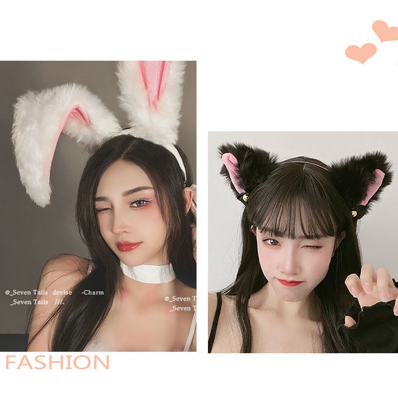 WetroseHot ใหม่แฟชั่นแมวผม Band Fox หู Headwear ที่คาดผมแมวสัตว์หูแมวอุปกรณ์เสริม Nekomimi Necomimi 