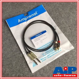 1.5เมตร AMPHENOL สายRCAx2 ออก PHONEx2 1.5M CA3333-4549-WB-1.…
