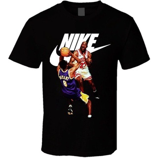 เสื้อยืด พิมพ์ลาย Legends Of Basketball Nike Kobe Bryant And Michael Jordan แฟชั่นสําหรับผู้ชาย ไซซ์ S - 4XL