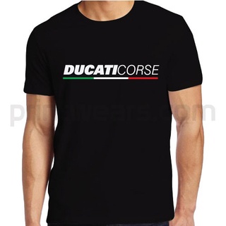 Bn2fdd356e เสื้อยืด ผ้าฝ้าย พิมพ์ลาย DUCATI CORSE PW-140 BDW23AD58950