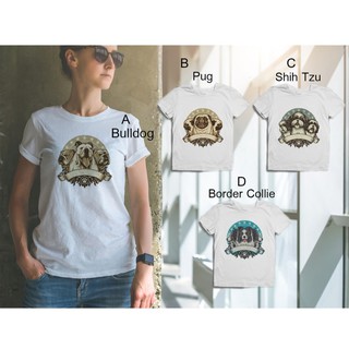 แบบเสื้อยืดรวมพันธ์ Dog Dog มี 4 แบบให้เลือก