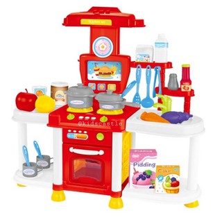 ชุดครัว ชุดครัวของเล่น สีสันสดใส มีเสียง มีไฟ Kitchen Set