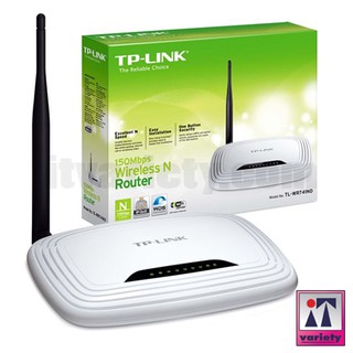 เราท์เตอร์ รับประกัน ตลอดชีพ Router Wireless N The Reliable Choice 150Mbps TP-LINK #TL-WR741ND NO. T1Hn33-0007