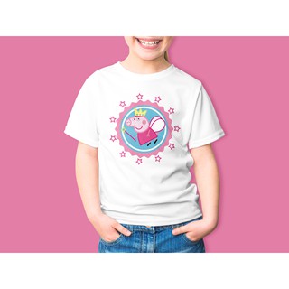 เสื้อยืดเด็กลายการ์ตูน Pepa Pig