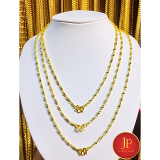 สร้อยคอเม็ดประคำทองชุบ ทองหุ้ม ลายพิกุล น้ำหนัก 1 บาท สวยเสมือนจริง JPgoldjewelry