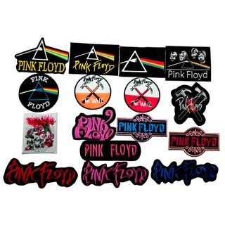 Pink Floyd ตัวรีดติดเสื้อ อาร์มรีด อาร์มปัก ตกแต่งเสื้อผ้า หมวก กระเป๋า แจ๊คเก็ตยีนส์ Hipster Embroidered Iron On Sew on