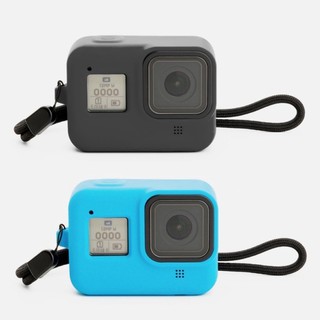 เคสซิลิโคน GoPro Hero 8 Silicone Case พร้อมสายคล้อง