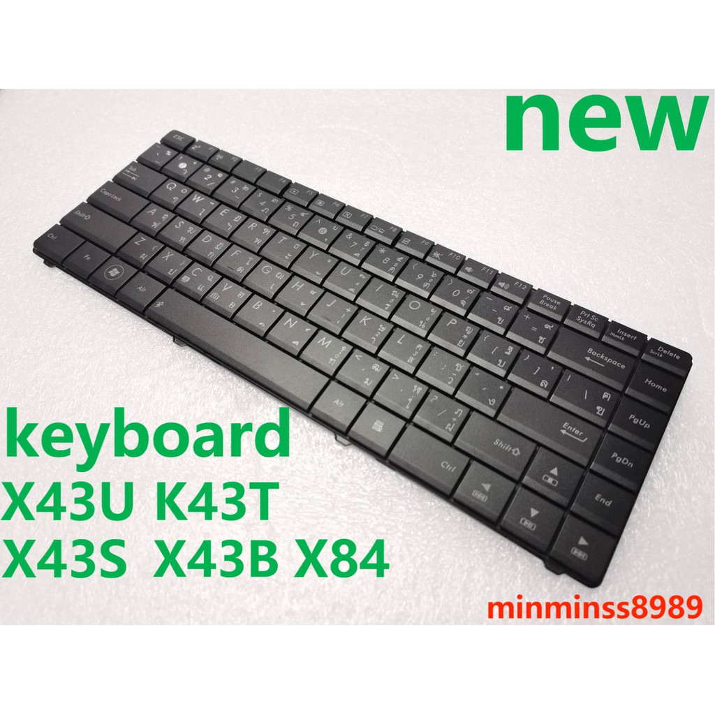 KEYBOARD ASUS คีย์บอร์ด ASUS X43S K43T X43U X43B X84 (TH EN ...