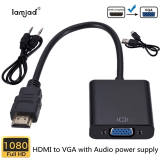 HDMI to VGA Converter Cable Adapter HDMI to VGA cable 1080p