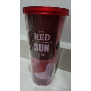 แก้วพลาสติกลายหมี The Red Sun สูง7ซม.