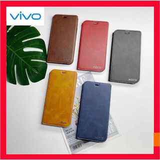 015.เคสฝาพับ ใส่นามบัตรได้  แบบหนัง ตั้งได้ VIVO Y72 5g Y52 5g Y19 Y20 Y12S Y51 Y1S Y91C  Y81 T1 5g