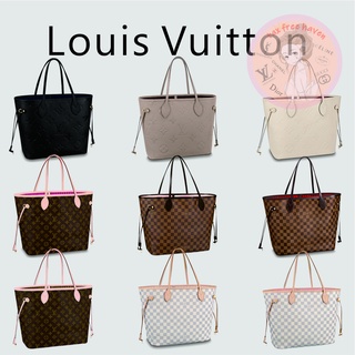 Shopee ลดกระหน่ำ 🔥ของแท้ 100% 🎁Louis Vuitton Brand New NEVERFULL Medium Handbag