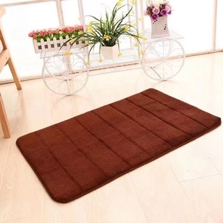 [YNHT15ลดสูงสุด30] M023พรมเช็ดเท้าเมมโมรี่โฟม 60✖️40CM พรมเช็ดเท้าห้องน้ำ พรม พรมกันลื่น พรมเช็ดเท้า ผ้าเช็ดเท้า