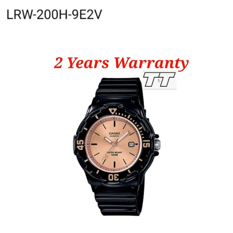 Casio นาฬิกาเด็ก LRW-200H-9E2 นาฬิกาข้อมือนักเรียนนาฬิกาสปอร์ตอะนาล็อก Jam budak Casio LRW-200H LRW2