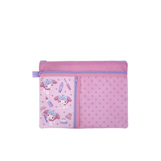 SANRIO กระเป๋าใส่เอกสาร My Melody สีชมพู แฟ้ม เด็ก ของเล่น