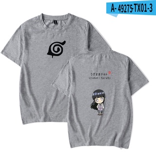 เสื้อยืดผ้าฝ้ายพรีเมี่ยม Naruto เสื้อผ้าคุณผู้หญิงและคุณผู้ชาย เสื้อทีเชิ๊ต เสื้อยืดคอกลมแฟชั่นunisex เสื้อแขนสั้นใส่ได้