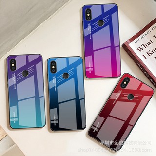 เคสโทรศัพท์มือถือไล่โทนสีสําหรับ xiaomi mi 6 8 lite pocophone f 1