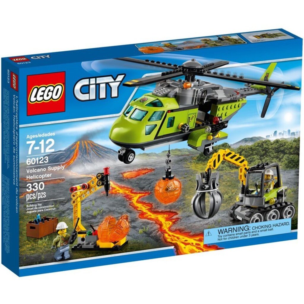 LEGO City -Volcano Supply Helicopter (60123)
