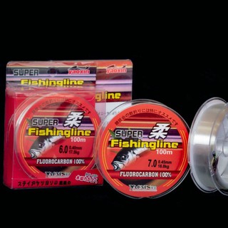 สาย FLUROCARBON 100 % Super Fishing Line