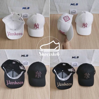 ของแท้ MLB diamond logo patch ball cap หมวก MLB ใต้ปีกปัก yankees