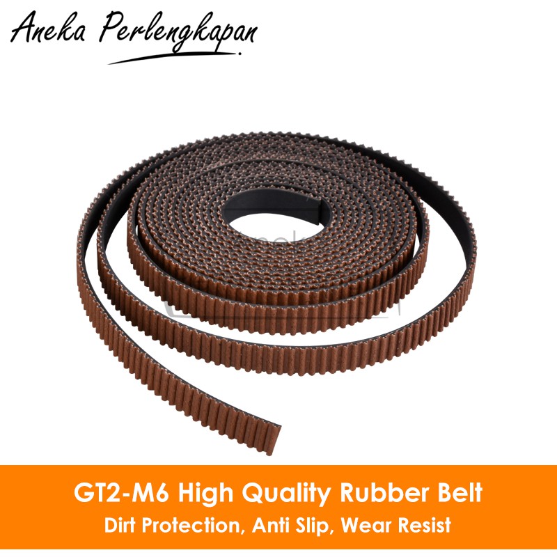 คุณภาพสูง GT2 Timing Belt GT2 M6 Belt Pitch 2mm กว้าง 6mm