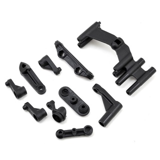 LOS231008 Baja Rey Plastic Servo Mount &amp; Steering Servo Set