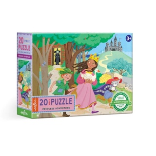 eeBoo Princess Adventure 20 Pc Big Puzzle จิ๊กซอว์รูปการผจญภัยของเจ้าหญิงแบบ 20 ชิ้น