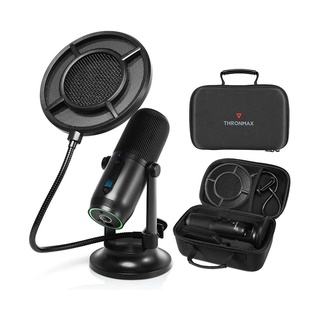 Thronmax MDrill One Pro Kit *ของแท้รับประกันศูนย์* USB ไมโครโฟน พร้อม Windshield &amp; Pop Filter, 24-Bit/96 kHz, Mac/ PC