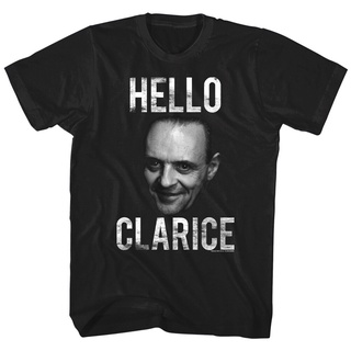 เสื้อยืดแฟชั่น พิมพ์ลายมังงะ Hello Clarice Anthony Hopkins แนวมินิมอล สําหรับผู้ชายS-5XL
