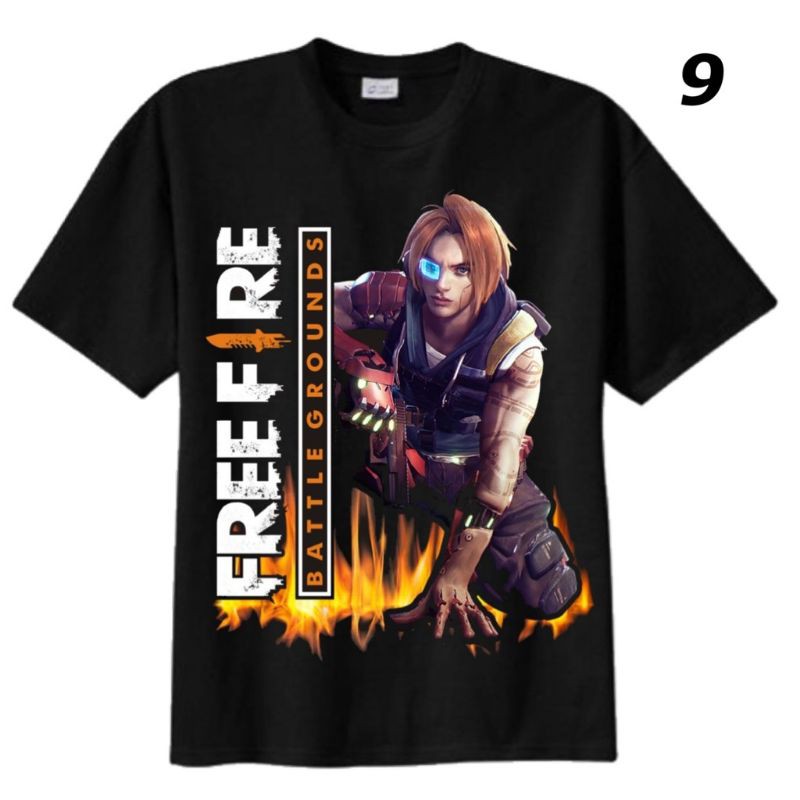 BOYS FF CLOTHES ฟรี FIRE FF DISTRO BOYS เสื้อยืด BOYS TOPS