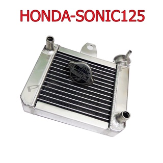 A NEW หม้อน้ำแต่งอลูมิเนียม งานสร้าง สำหรับ HONDA-SONIC125 งานเทพเทพ