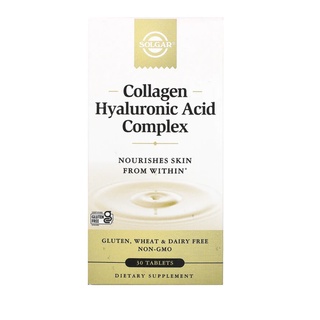 Solgar Collagen Hyaluronic Acid Complex, 30 Tablets